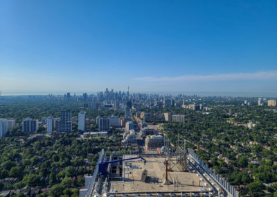 Toronto Skyline from the roof of a Stros Hoist #2