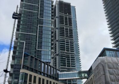 dual buck hoists at Transit City: TC4 & TC5 in Toronto