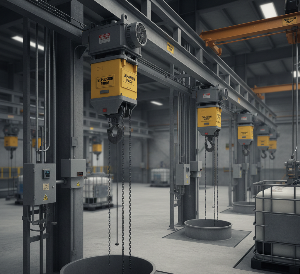 explosion proof hoists
