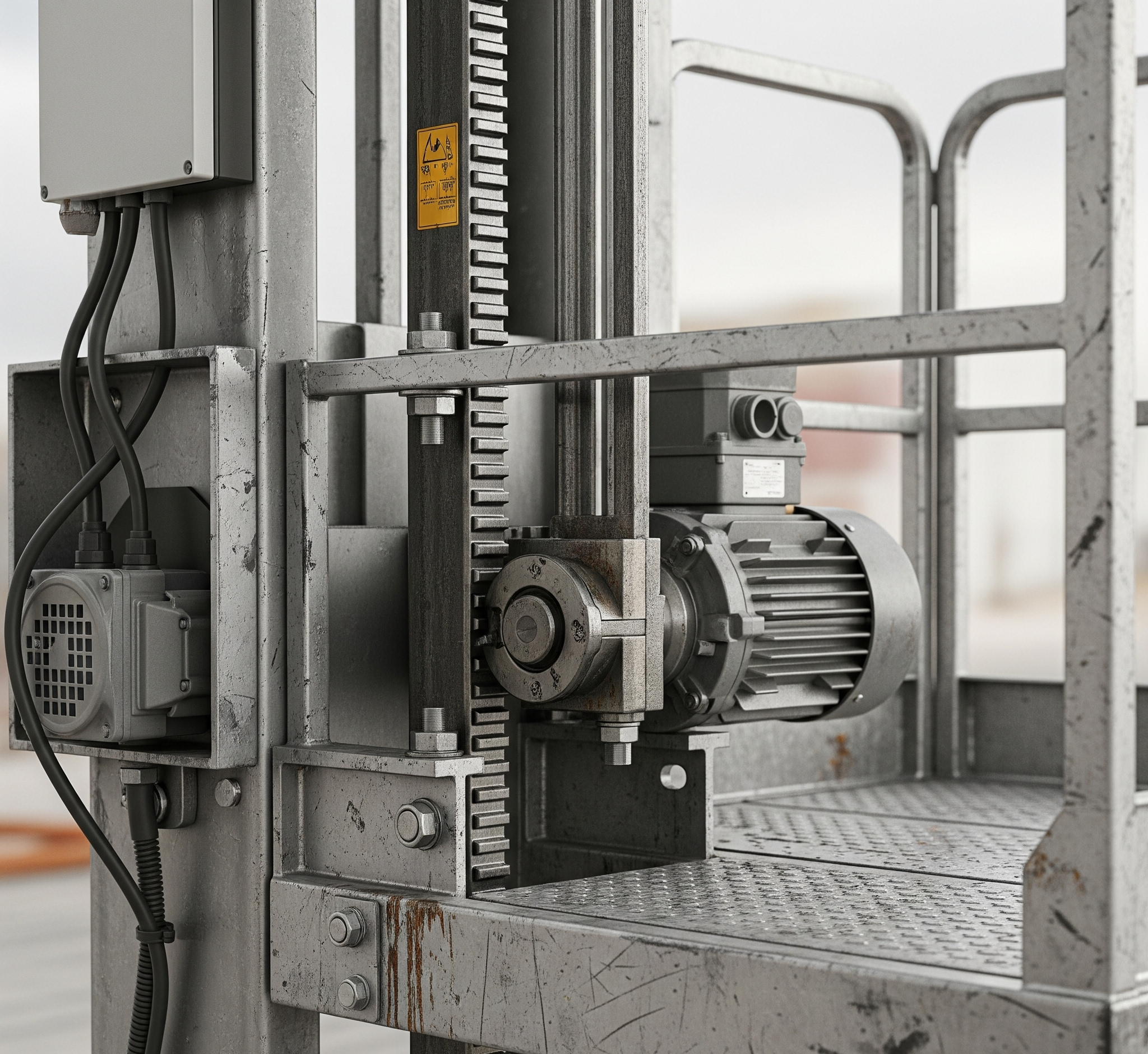 rack and pinion lift