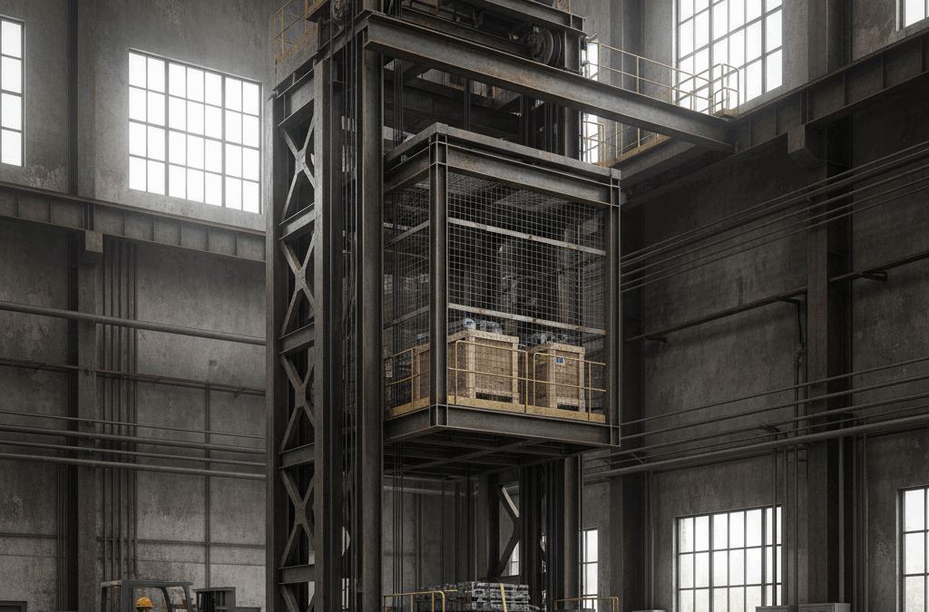 Heavy-Duty Industrial Elevator