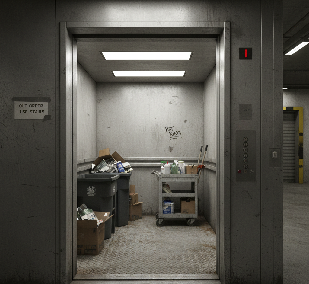 Industrial service lift