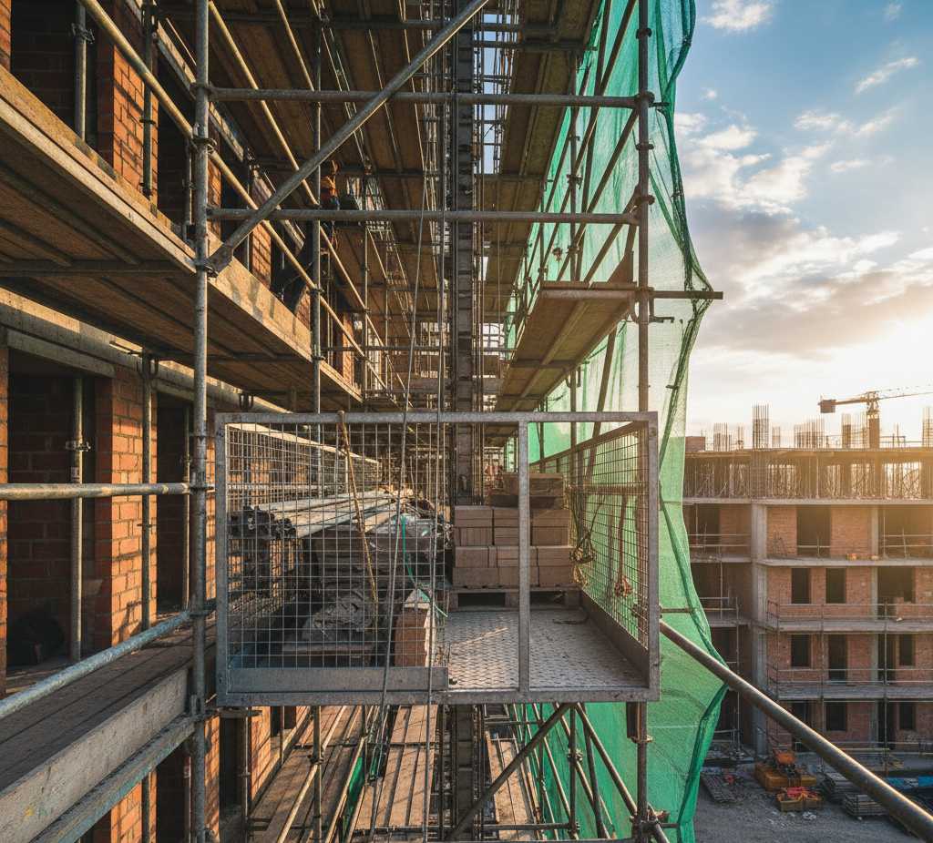 Using Scaffolding Hoists in Masonry and Facade Work: A Complete Guide