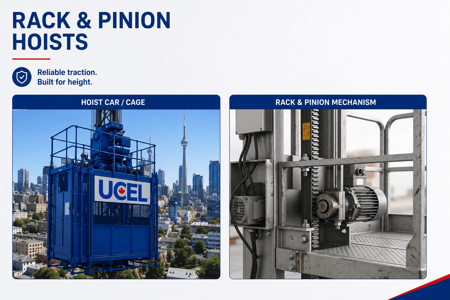 Rack and Pinion Hoists